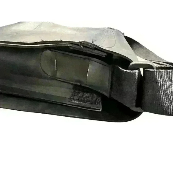 Unique Vtg Footnote By Us Rubber Shoulder Bag Recycled Rubber Made In Portugal - Picture 12 of 13